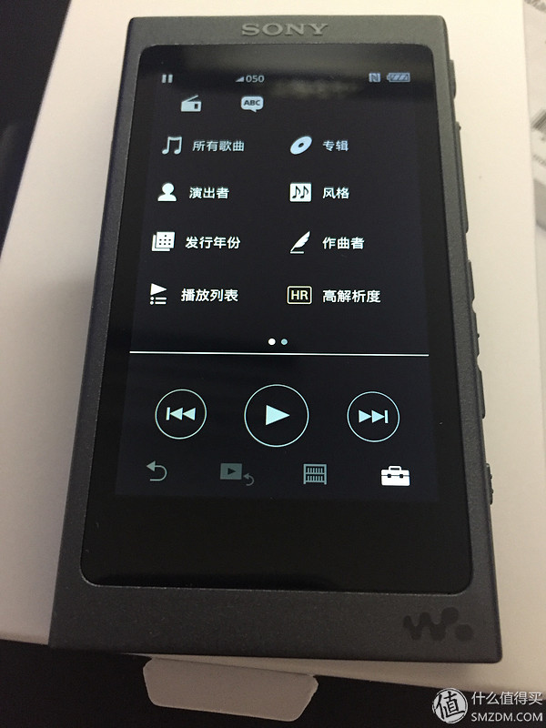 sony 索尼 nw-a35/bm 播放器 开箱测评